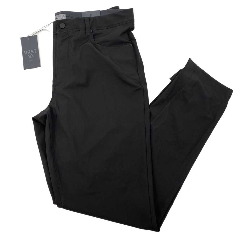 VRST Black Athletic Chinos | Men’s Size 36 Regular